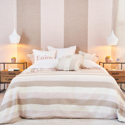 Bedspread - Flecos Rayas