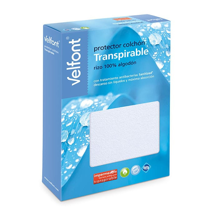 PROTECTOR Colchón Impermeable Transpirable ONE LIVING - TEXTILES ONLINE