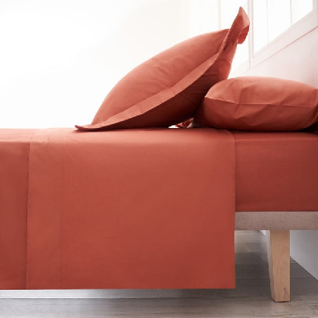 Sábana Encimera Algodón - Basic Teja | Ropa para el hogar