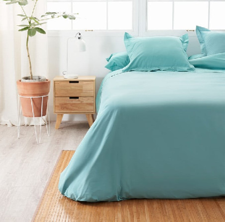 Sábana Encimera Algodón - Basic Aqua | Ropa para el hogar
