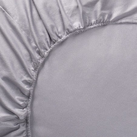 Sábana Ajustable Algodón - Basic Gris | Ropa para el hogar