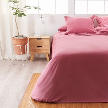 Sábana Encimera Algodón - Basic Malva | Ropa para el hogar