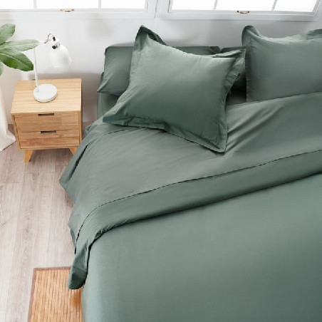 Sábana Encimera Algodón - Basic Musgo | Ropa para el hogar