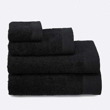 Toalla algodón cardado - Basic LMQ Negro | Ropa para el hogar Toalla algodón cardado - Basic LMQ Negro | Ropa para el hogar