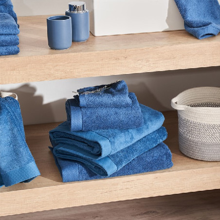 Toalla algodón peinado - Basic LM Azul | Ropa para el hogar Toalla algodón peinado - Basic LM Azul | Ropa para el hogar
