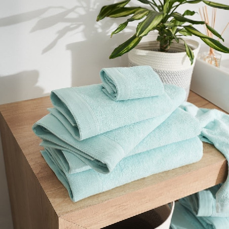 Toalla algodón cardado - Basic LMQ Aqua | Ropa para el hogar