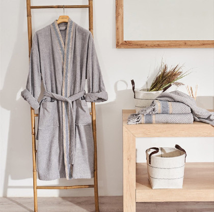 Bathrobe Combed Cotton -...