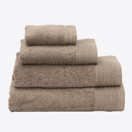Toalla algodón peinado - Basic LM Taupe | Ropa para el hogar