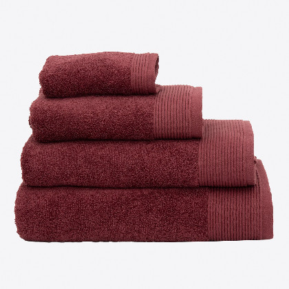 Bath Towel - Combed Cotton - Basic LM Aubergine