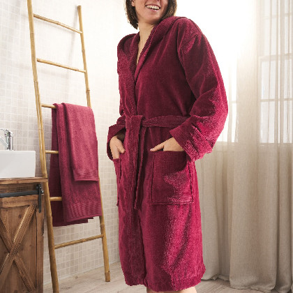 Small Microfibre Nevada 2 Colour CelinaTex Womens and Mens Bathrobe with Shawl Collar Dressing Gown Coral Fleece Warm Soft and Comfortable anthrazit mit schwarz 