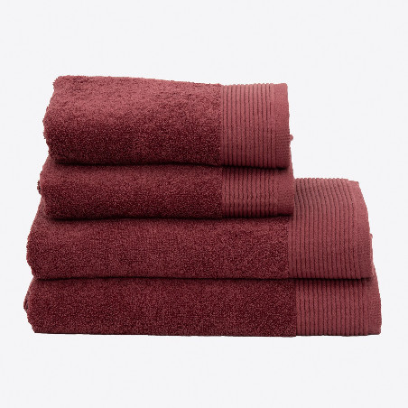 Set 4 Toallas - Basic LM Berenjena | Ropa para el hogar