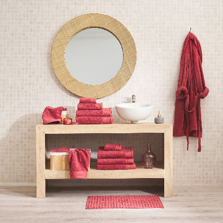 Albornoz Rizo - Basic LMQ Bermellón | Ropa para el hogar Albornoz Rizo - Basic LMQ Bermellón | Ropa para el hogar
