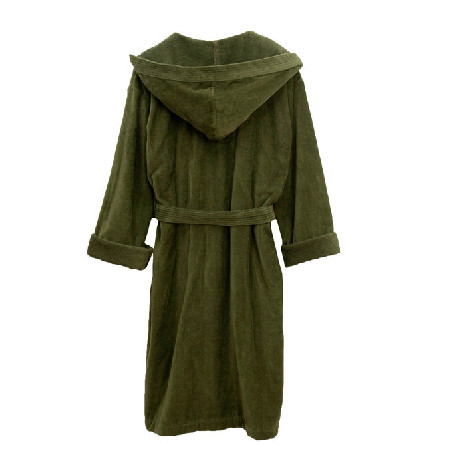 Albornoz Terciopelo - Basic LM Musgo | Ropa para el hogar Albornoz Terciopelo - Basic LM Musgo | Ropa para el hogar