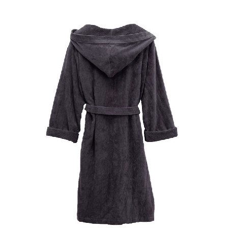 Albornoz Terciopelo - Basic LM Antracita | Ropa para el hogar Albornoz Terciopelo - Basic LM Antracita | Ropa para el hogar