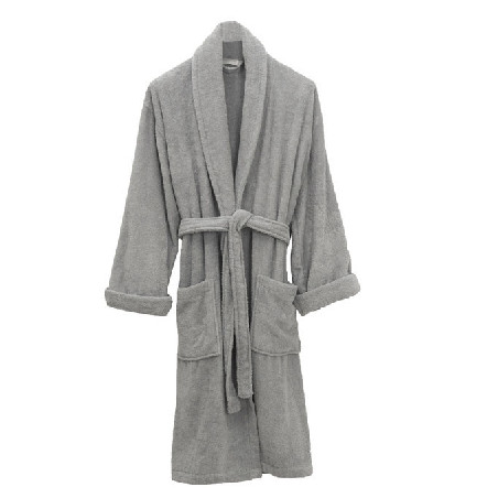 Albornoz Rizo - Basic LMQ Gris | Ropa para el hogar