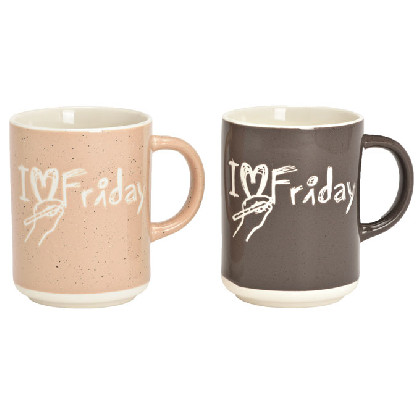 Mug - I love Friday - Assortit
