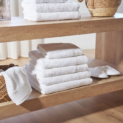 Bath Towel - Combed Cotton - Basic LM Blanco