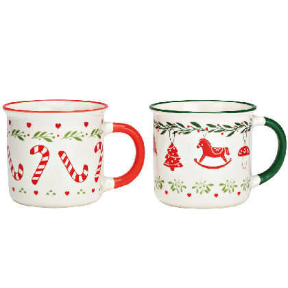 Mug - Xmas Adornos - Surtido