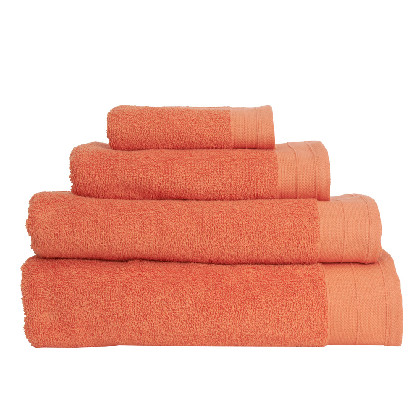 Carded Cotton Bath Towel - Basic LMQ orange