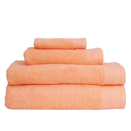 Carded Cotton Bath Towel - Basic LMQ coral