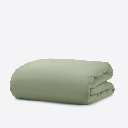 Duvet Cover - Cotton - Basic olivine