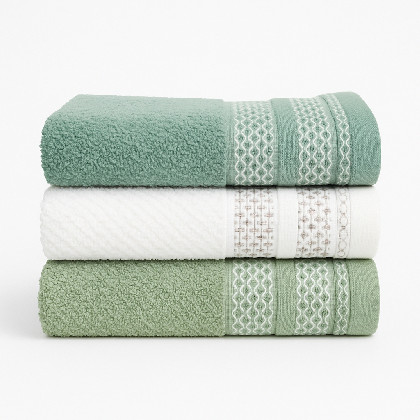 Set 3 - Cotton Kitchen Towels - Honey