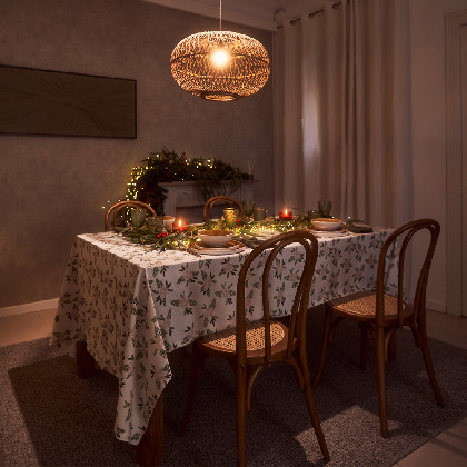 Mantel Algodón - Poinsettia