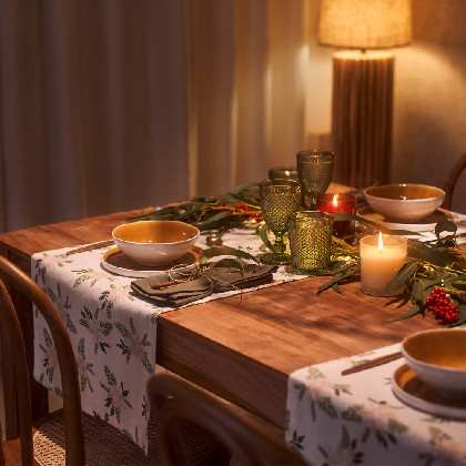 Camí de taula - Poinsettia