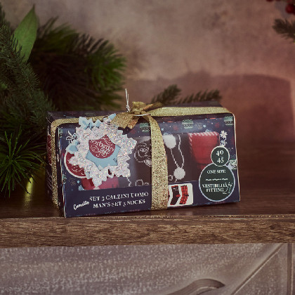 Set 3 Calcetines en caja regalo - Camillo