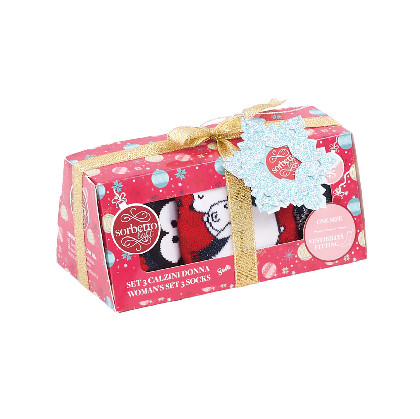 Set 3 Calcetines en caja regalo - Soili