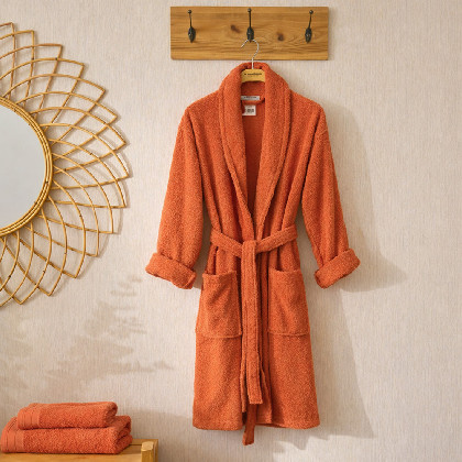 Bathrobe Combed Cotton - Basic LMQ Russet