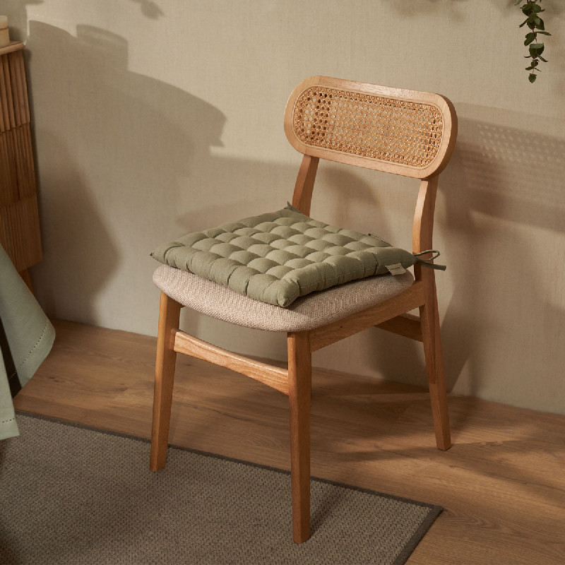 Cojín silla - Basic verdoso