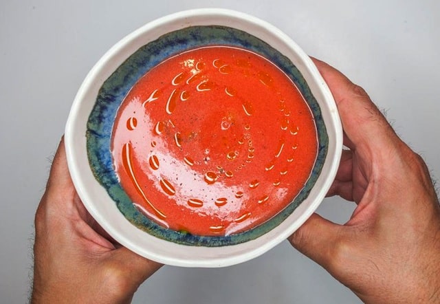 Gazpacho de cereza de Joan Roca