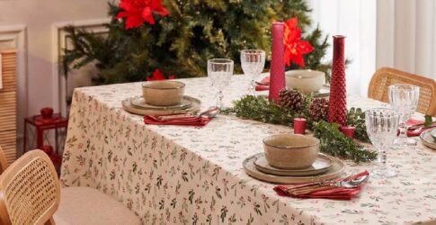 Idees de taules de Nadal decorades senzilles: 7 idees
