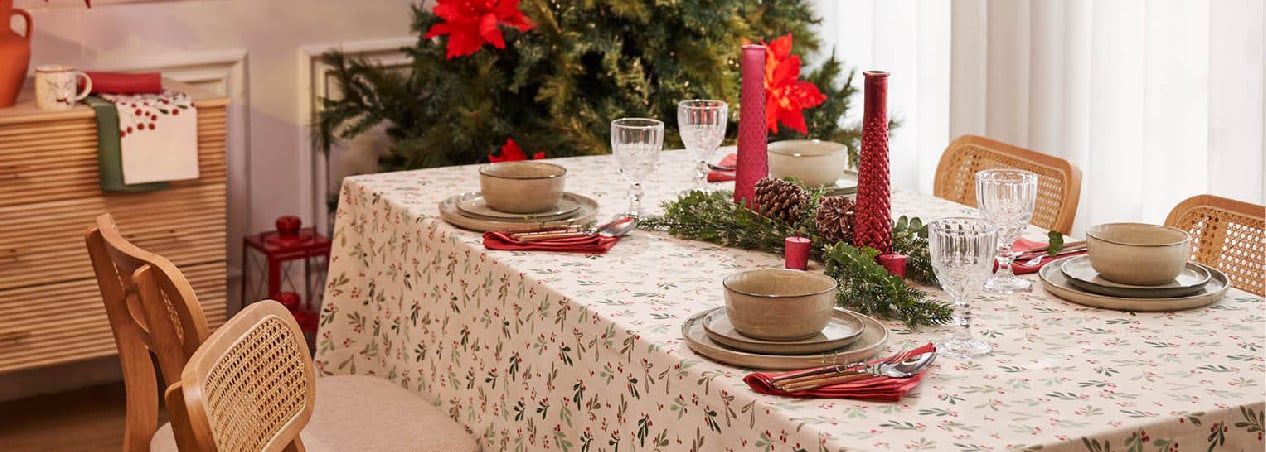 Idees de taules de Nadal decorades senzilles: 7 idees